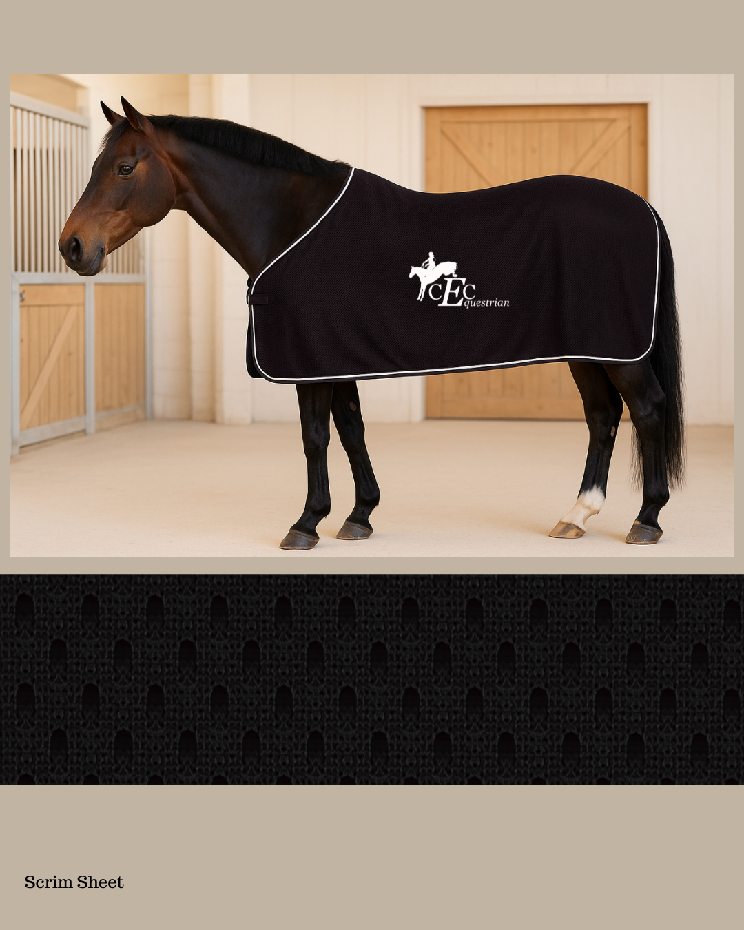 CEC Equestrian Scrim Sheet