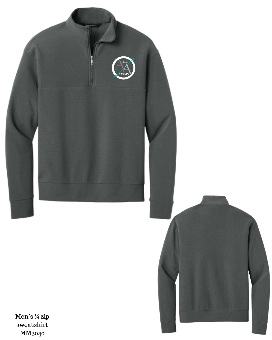 Arrow A Men's quarter zip sweatshirt
