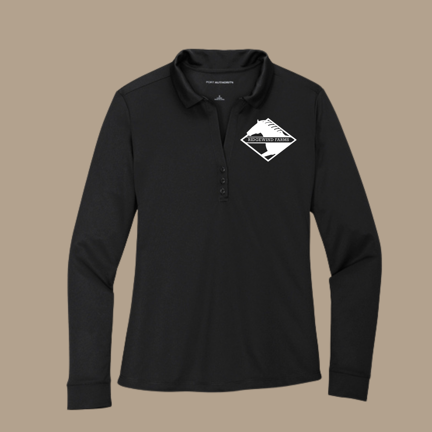 Ridgewind Farms Ladies' long sleeve polo