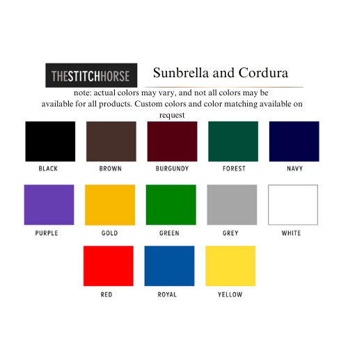 Stall Drapes, Center Accent Banner