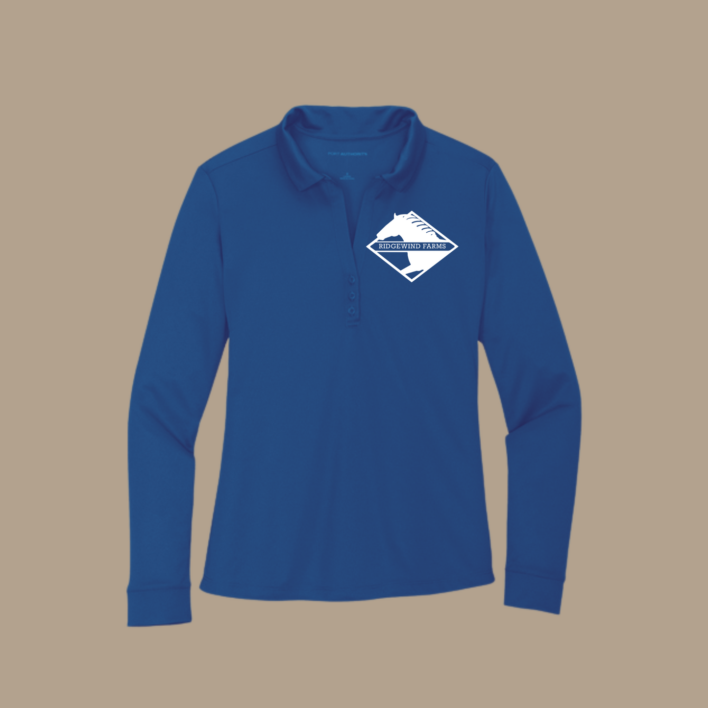 Ridgewind Farms Ladies' long sleeve polo