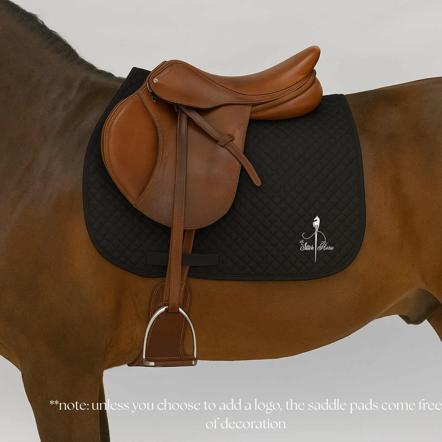 Equi-Fit jumping or all purpose saddle pad, customizable with your logo!