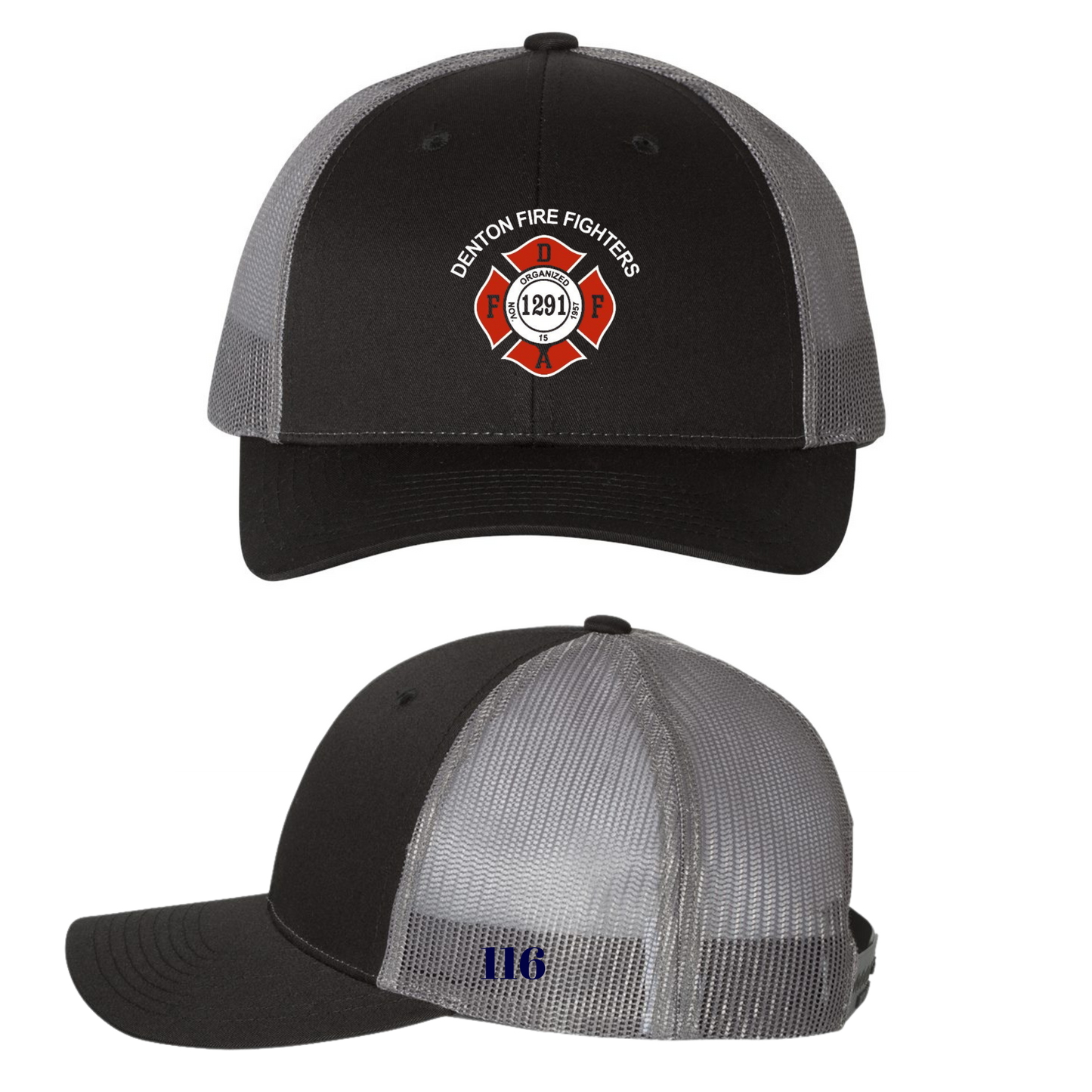 Denton Fire Department Association Richardson 115 Trucker Hat