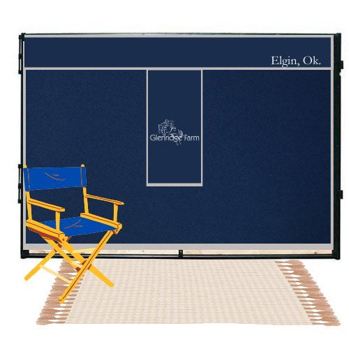 Three Piece End of Aisle drape set