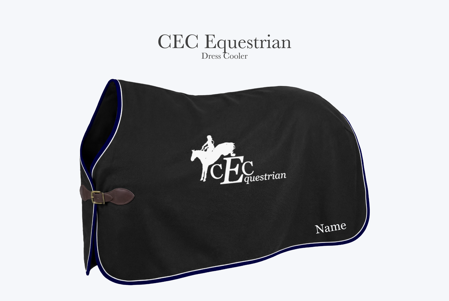CEC Equestrian Dress Cooler, Fleece or Wool