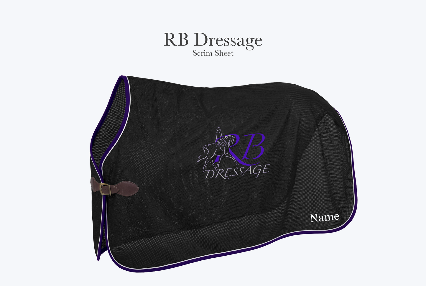 RB Dressage Scrim Sheet