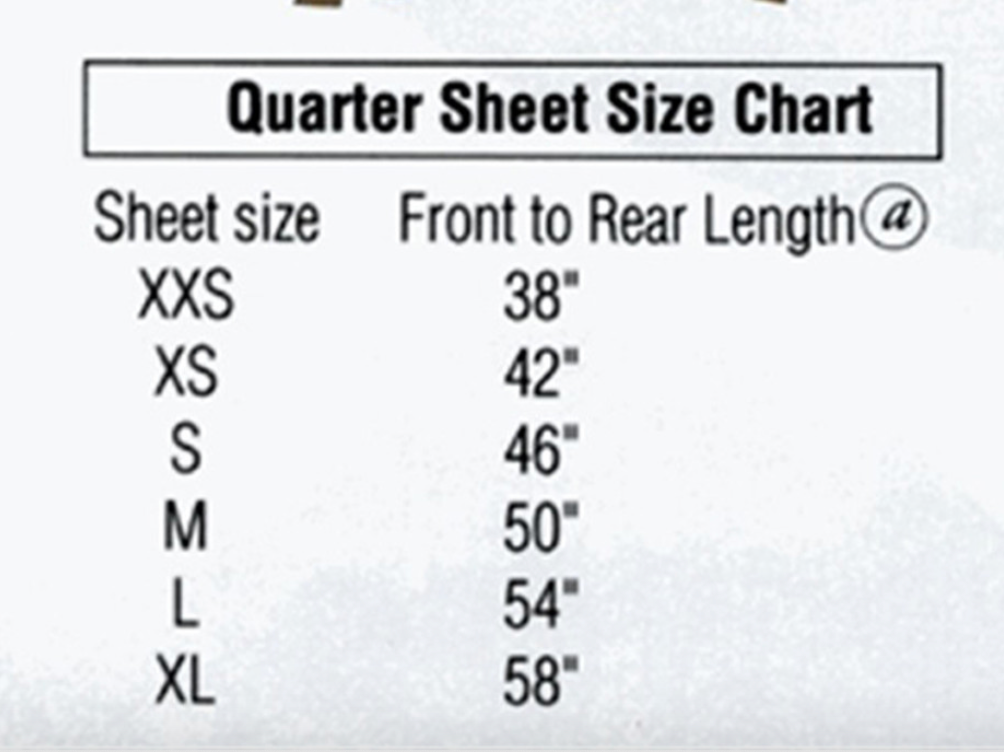 Custom Quarter Sheet in Polarfleece or Wool