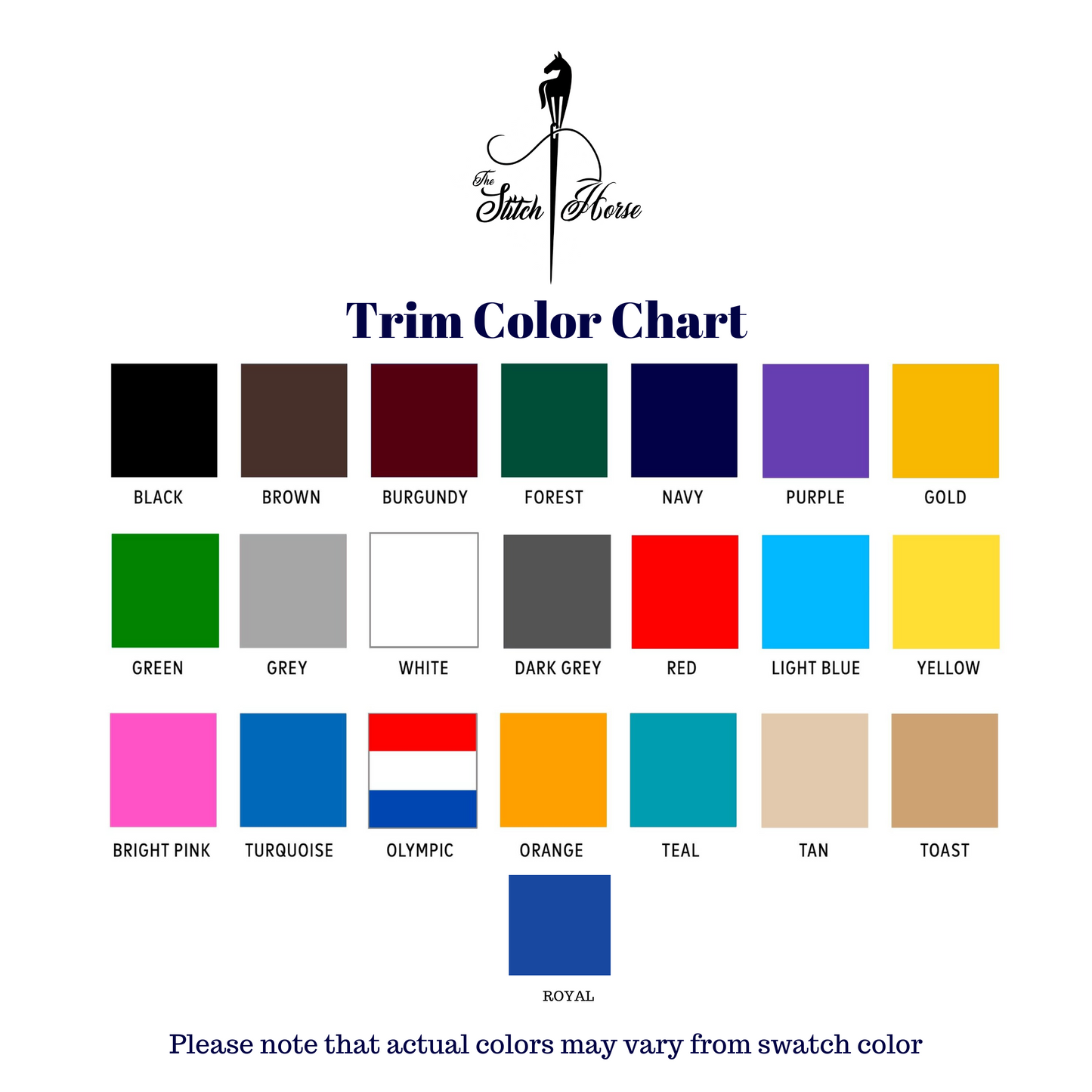 trim color chart