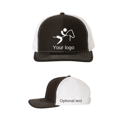 Richardson 112 Trucker Cap with your logo and optional text on side panel