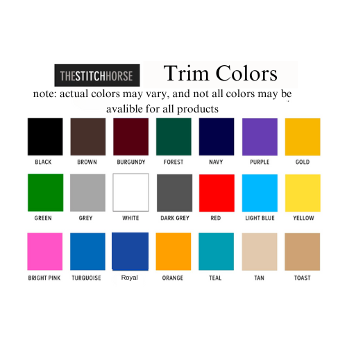Stall Front Name Banners with optional removable name
