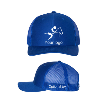 Richardson 112 Trucker Cap with your logo and optional text on side panel