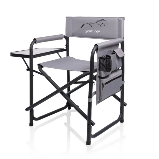 Folding Chair with tray and supply caddy