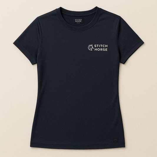 Women's Performance Tee with your barn logo or personalization