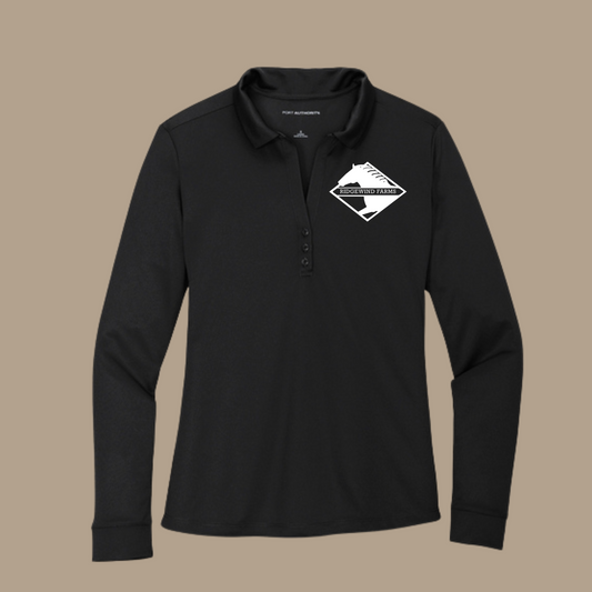 Ridgewind Farms Ladies' long sleeve polo