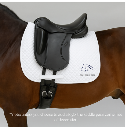 Equi Fit Dressage Saddle pad, fully customizable with your logo or monogram