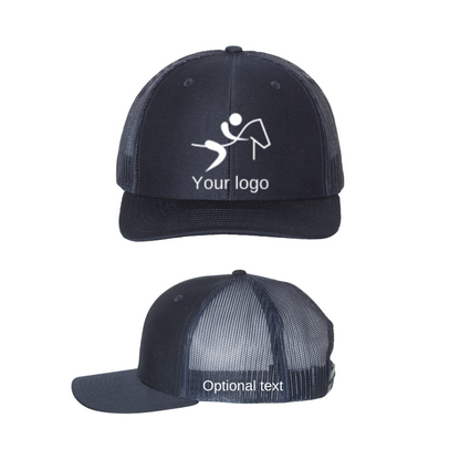 Richardson 112 Trucker Cap with your logo and optional text on side panel