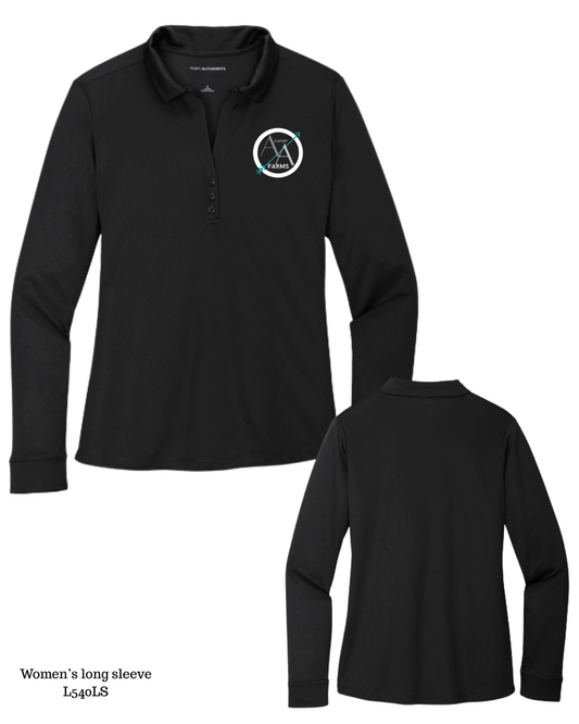 Arrow A Women's Long Sleeve Polo