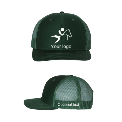 Richardson 112 Trucker Cap with your logo and optional text on side panel