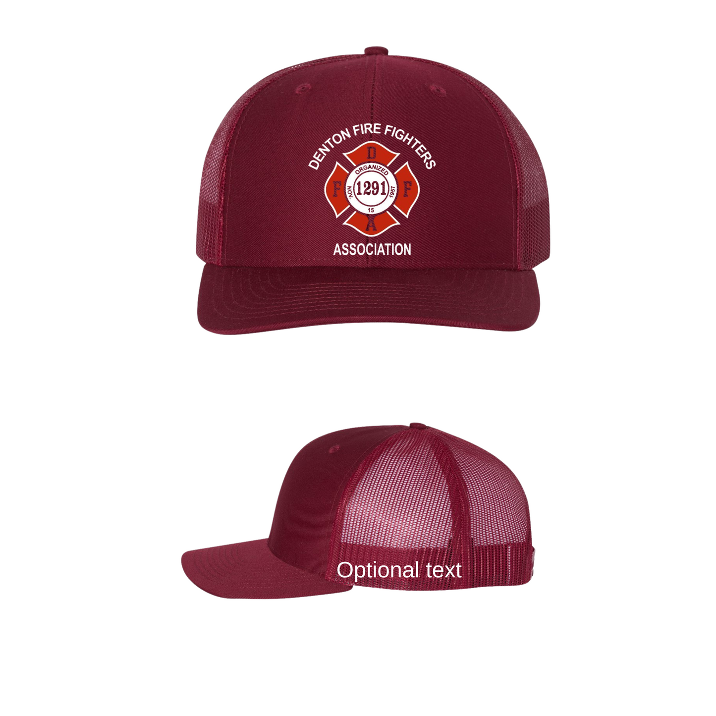 Richardson 112 Trucker Cap for Denton Firefirefighter's Associaton