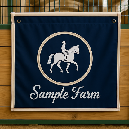 Stall Front Banner