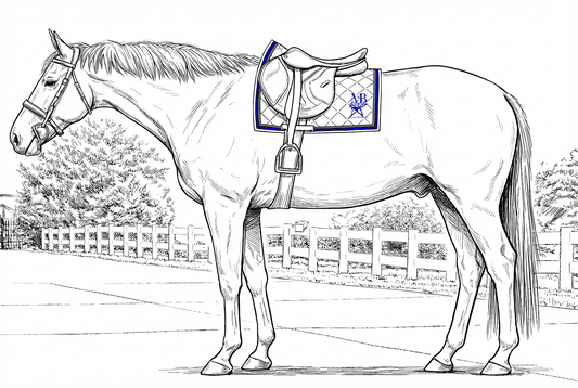 MB Sport Horses Custom Saddle Pad