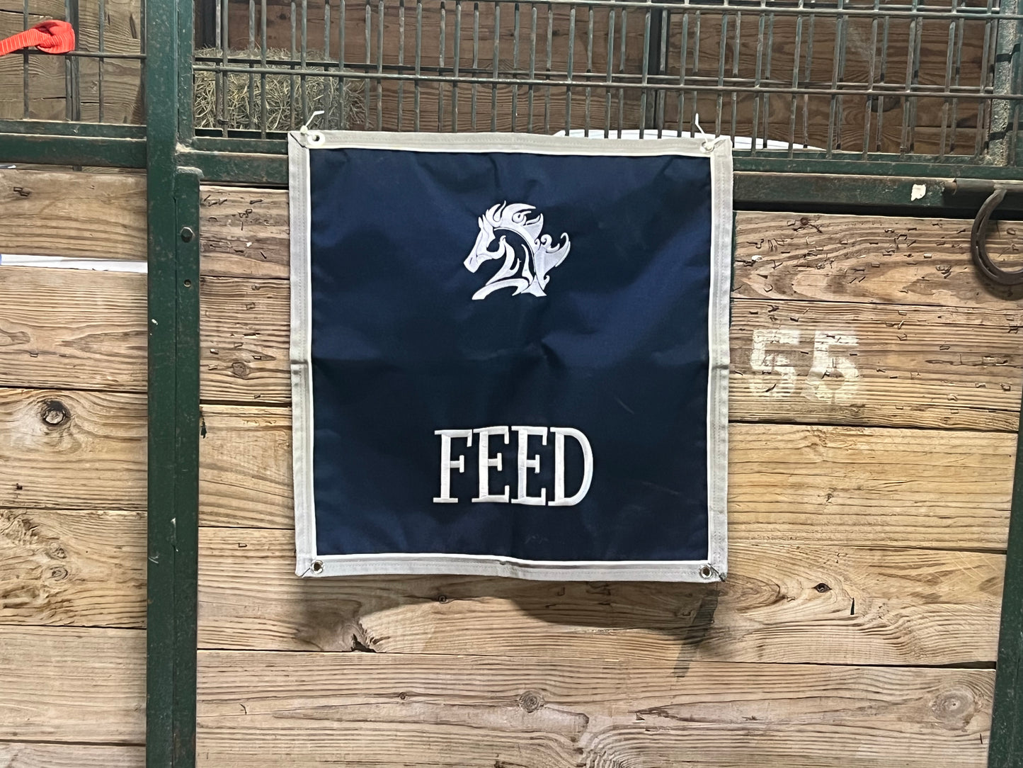 Stall Front Name Banners with optional removable name