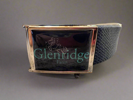 Custom flip buckle belt...add your logo to the buckle!