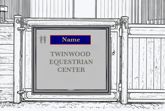 Twinwood Equestrian Center Name Badge Only
