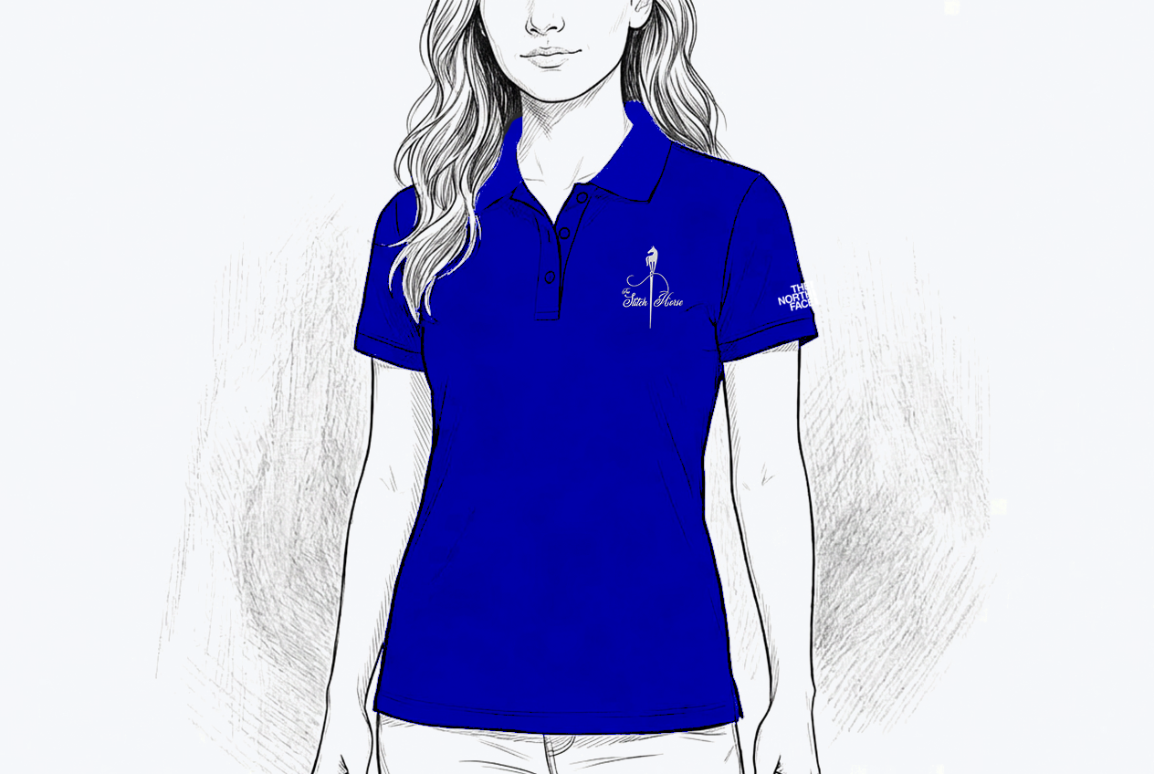 *TSH North Face Short Sleeve Polo, Womens