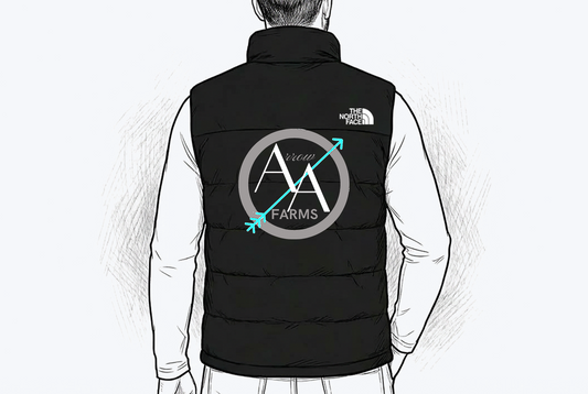 *Arrow A North Face Puffer Vest, Mens