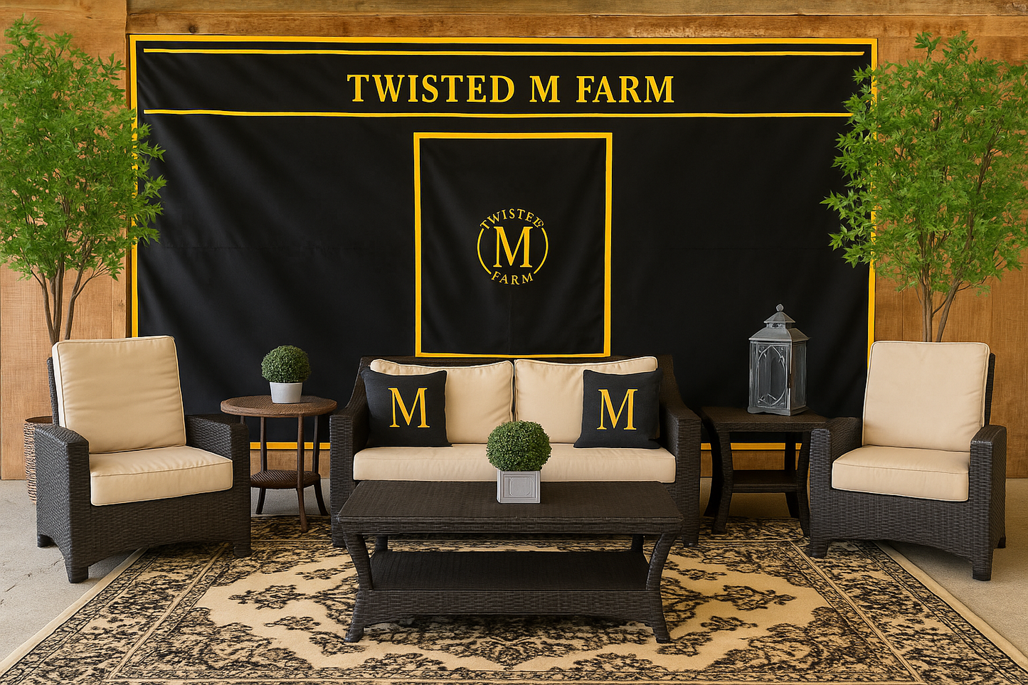 *TSH Stall Drapes, 3 Piece Set