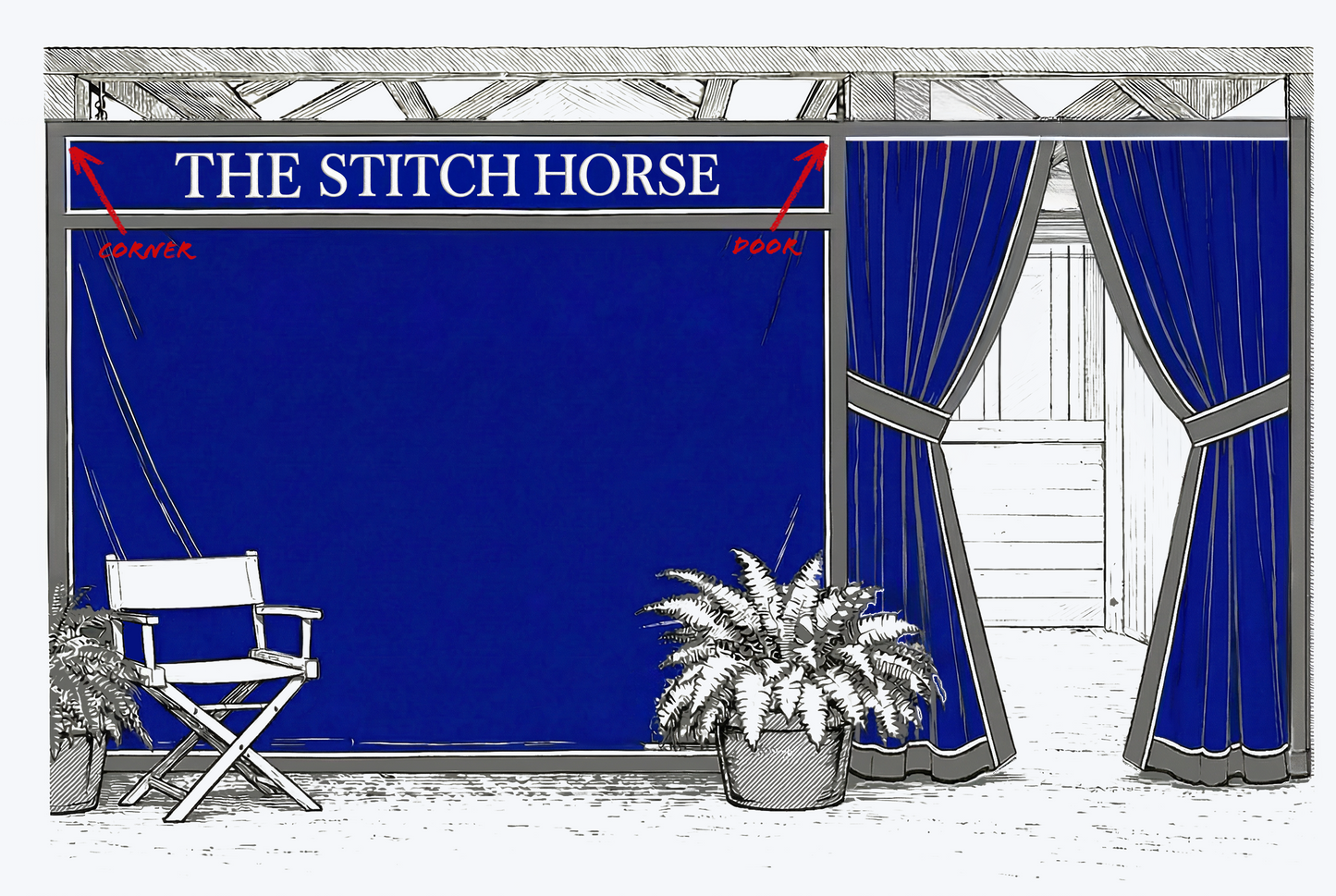 Stall Drapes, 4 Piece