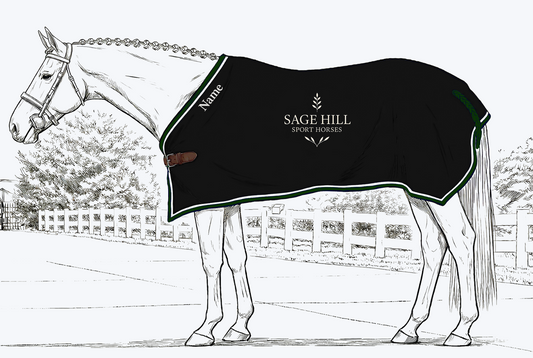 Sage Hill Sport Horses Dress Cooler, Fleece or Wool