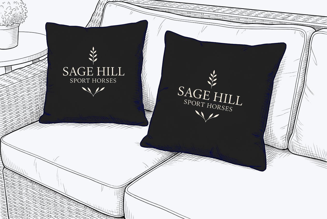 Sage Hill Sport Horses Pillow