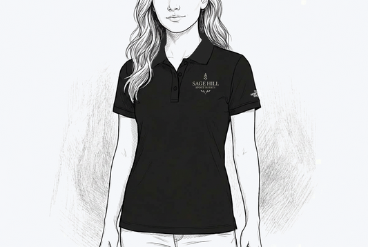 Sage Hill Sport Horses Short Sleeve Polo, Women