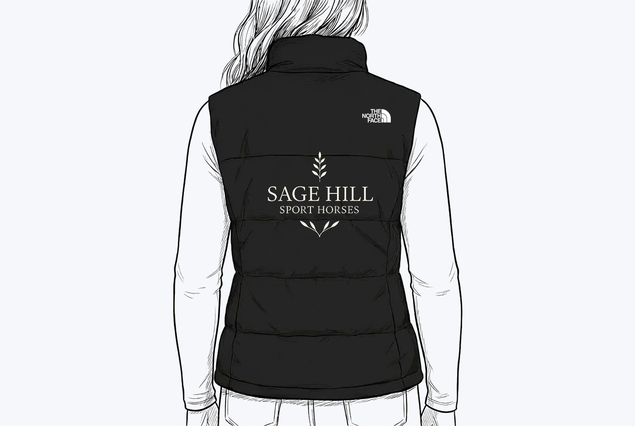 Sage Hill Sport Horses Puffer Vest, Womens