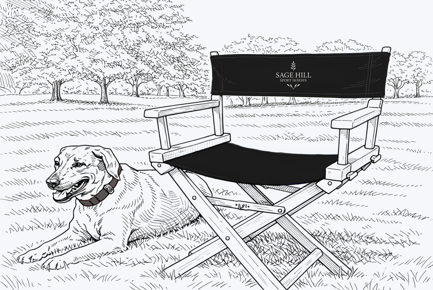 Sage Hill Sport Horses Director's Chair