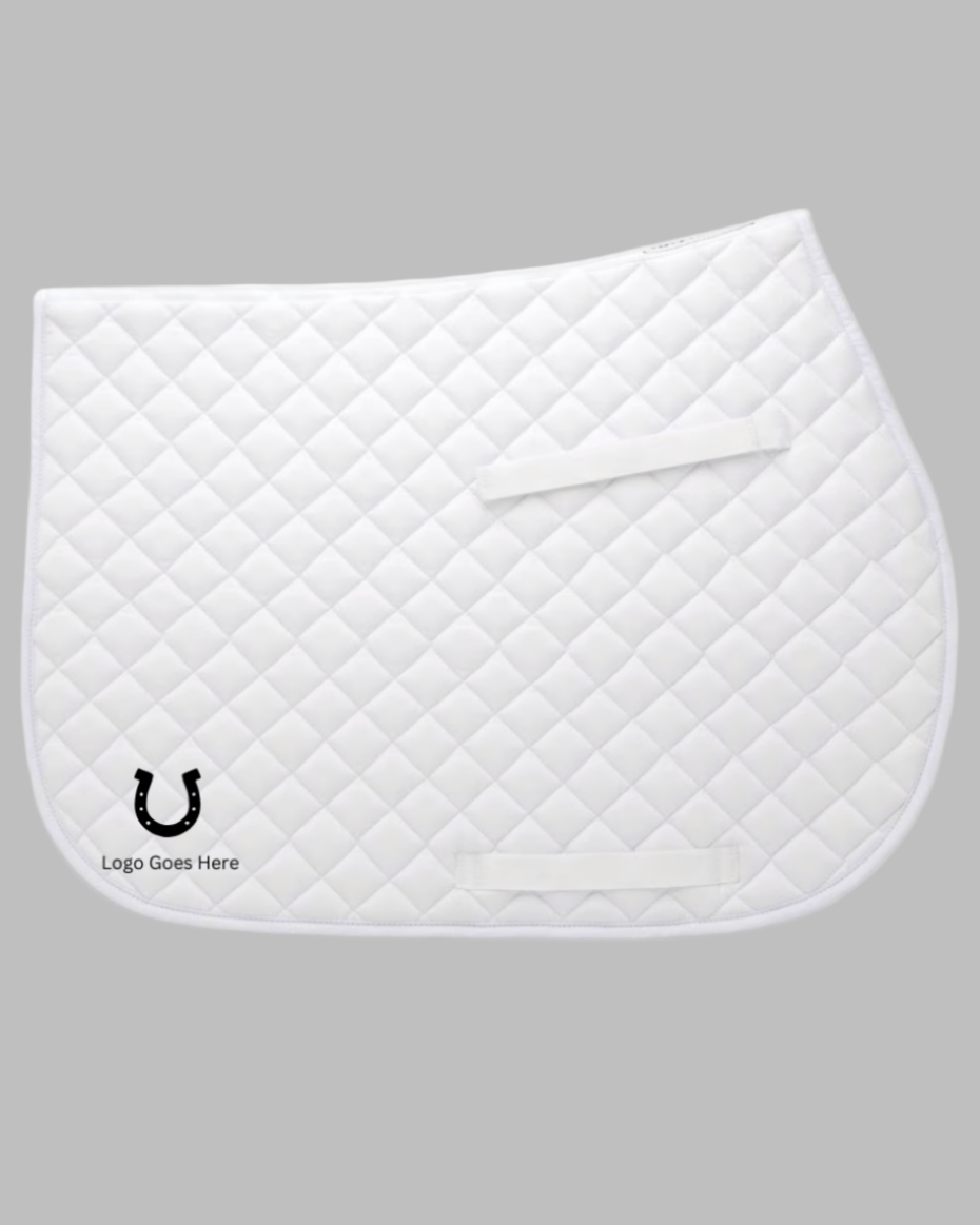 Economy Jumping Saddle pad with your logo added