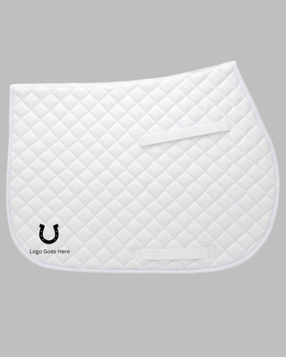 Economy Jumping Saddle pad with your logo added