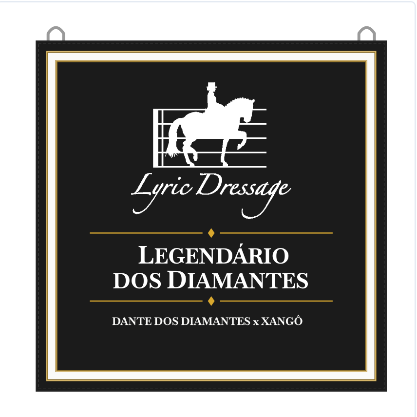 Lyric Dressage Banner - Legendario