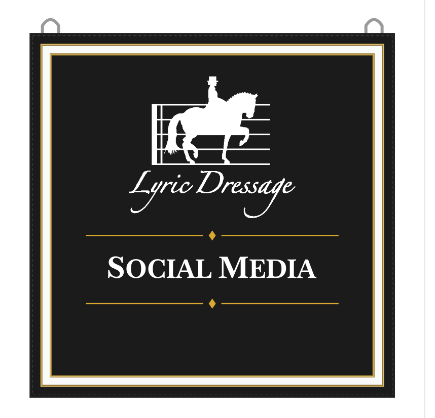 Lyric Dressage Banner - Social Media